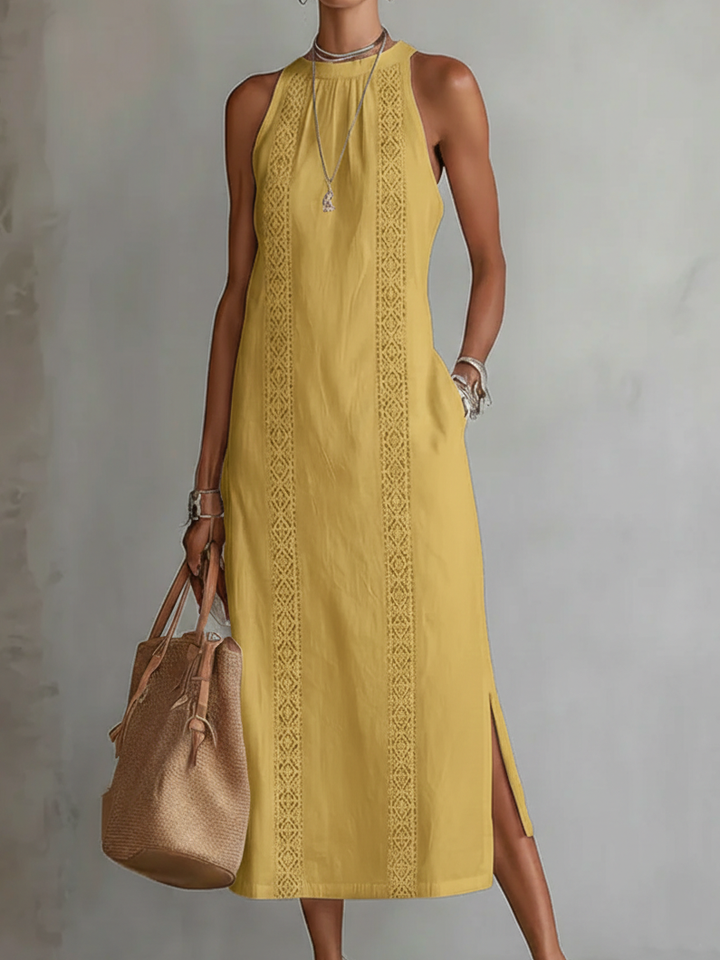 Layla | Linen Midi Dress