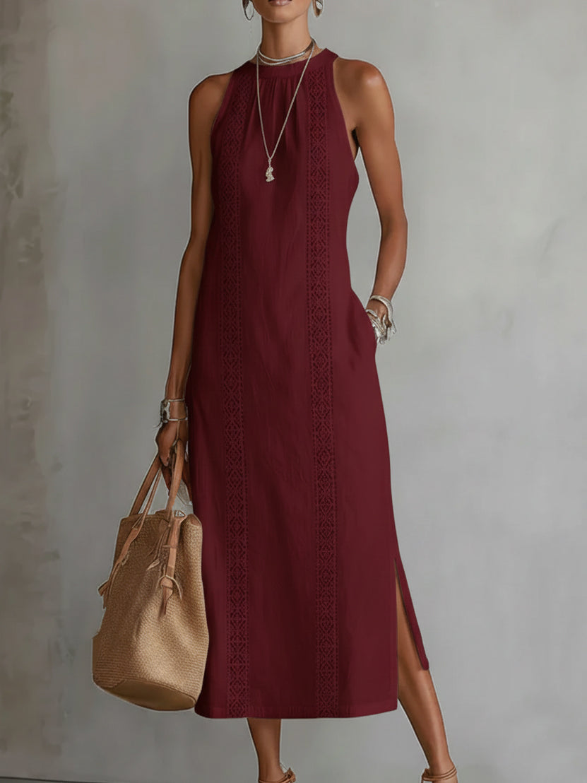 Layla | Linen Midi Dress