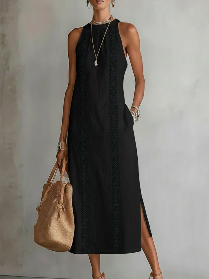 Layla | Linen Midi Dress