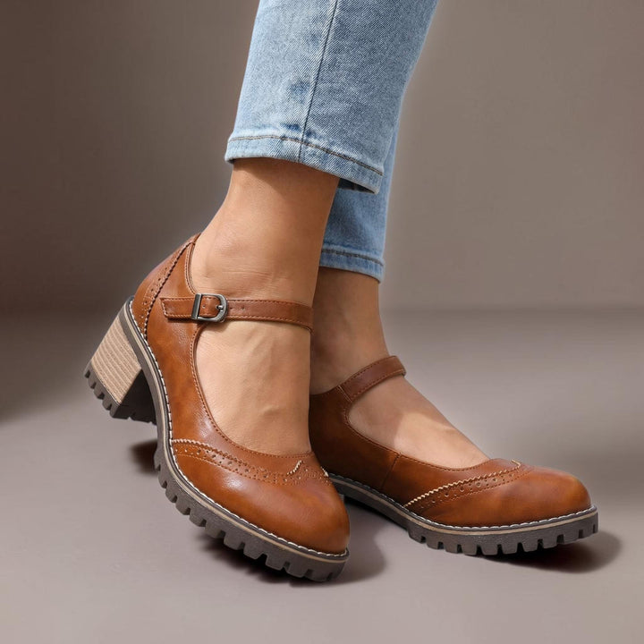 Elspeth | Orthopaedic Block Heel Shoes