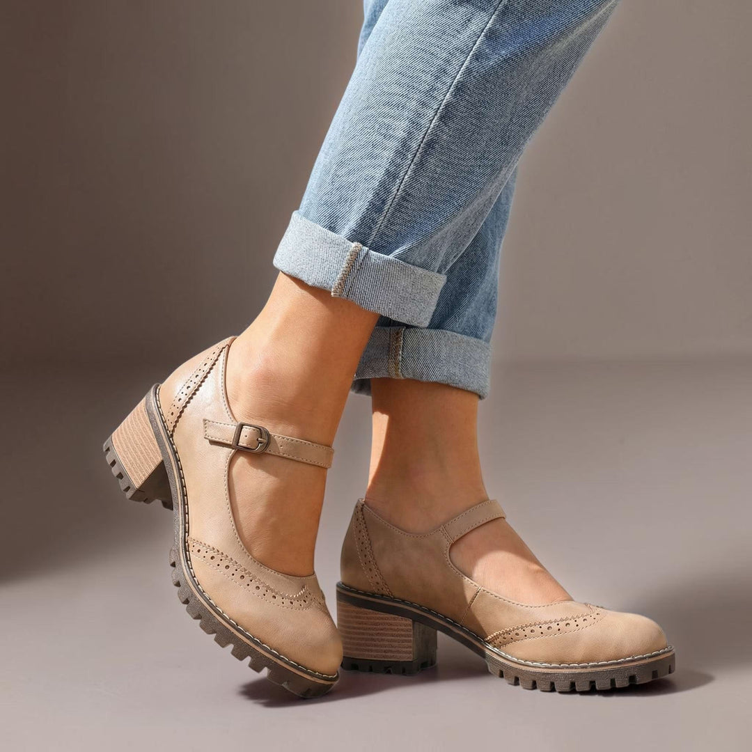 Elspeth | Orthopaedic Block Heel Shoes